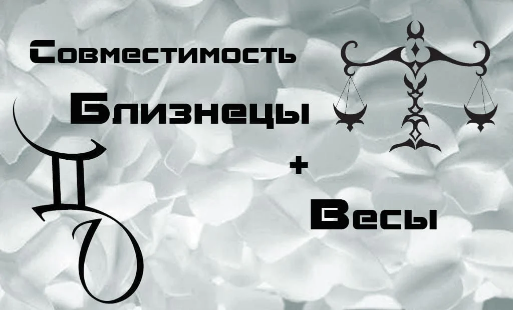 Совместимость Близнецы и Весы