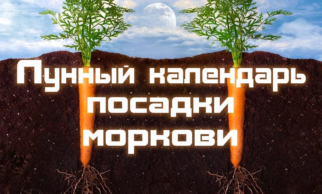 Лунный календарь для посадки моркови под зиму